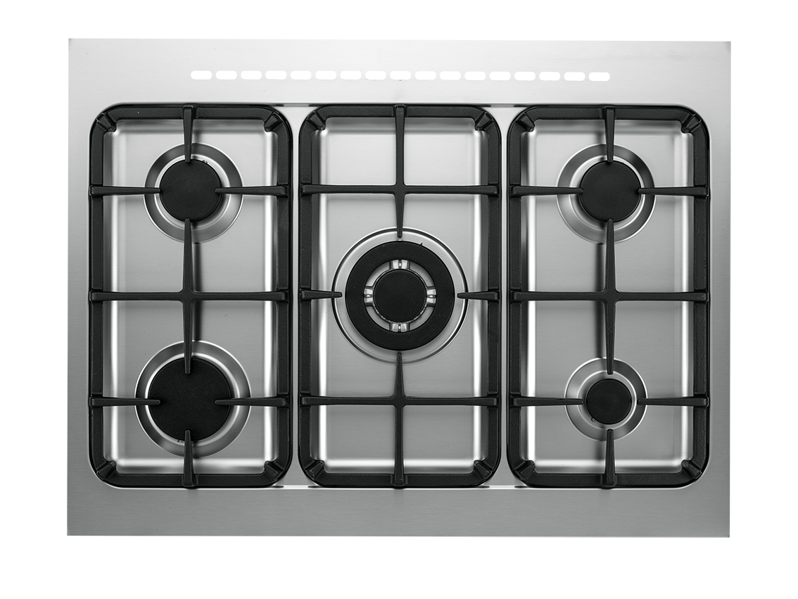 Cucina TECNOGAS 80x60 Forno A Gas 5 Fuochi PTV898XS