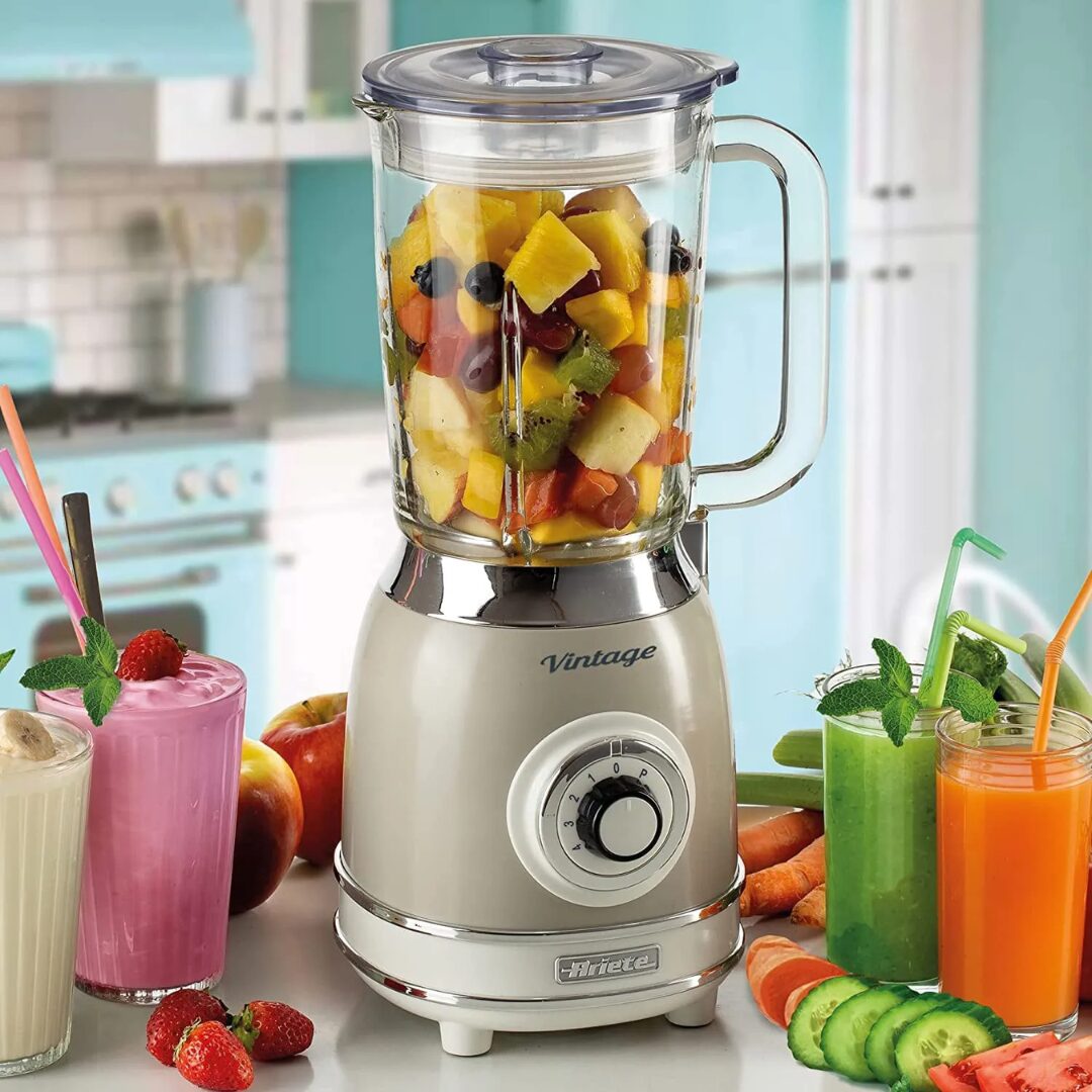 Frullatore Professionale Potente 2400W / 1000W, 25000 Giri/min, 2 Contenitori (64oz + 34oz) Per Frullati, Ghiaccio E Succo - Senza BPA